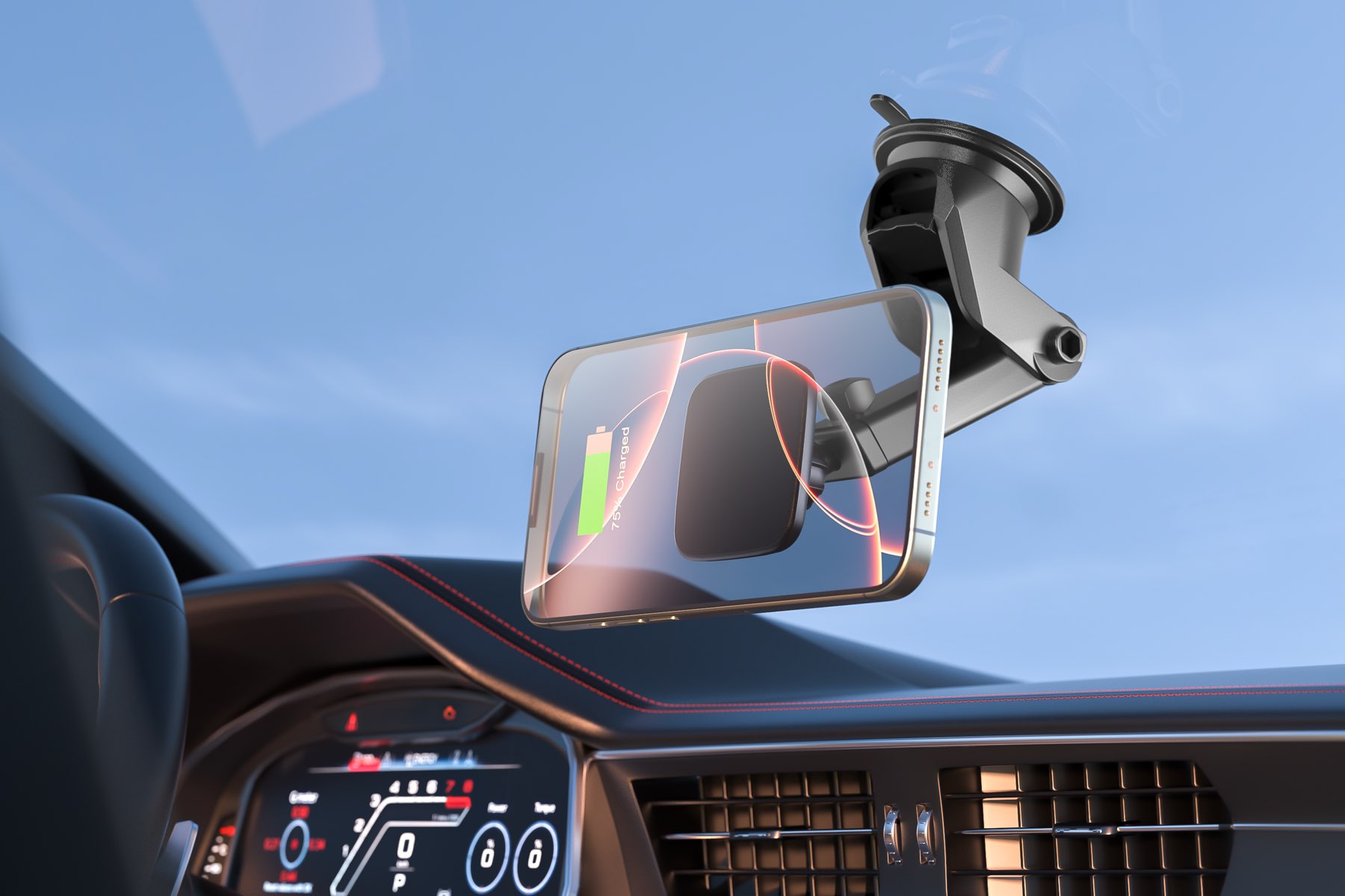 Car Wireless Charging Phone Holder