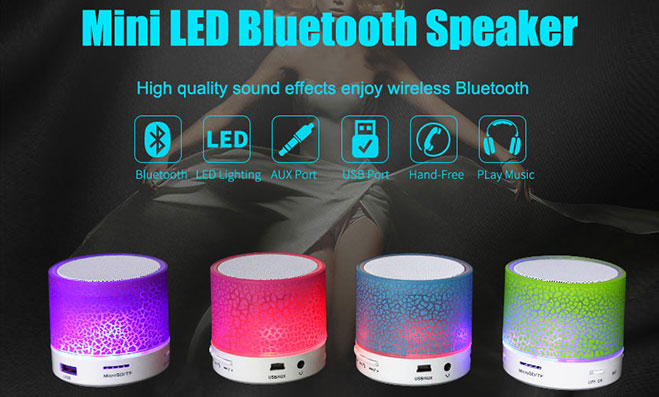 Bluetooth Speaker Description Page for Aliexpress