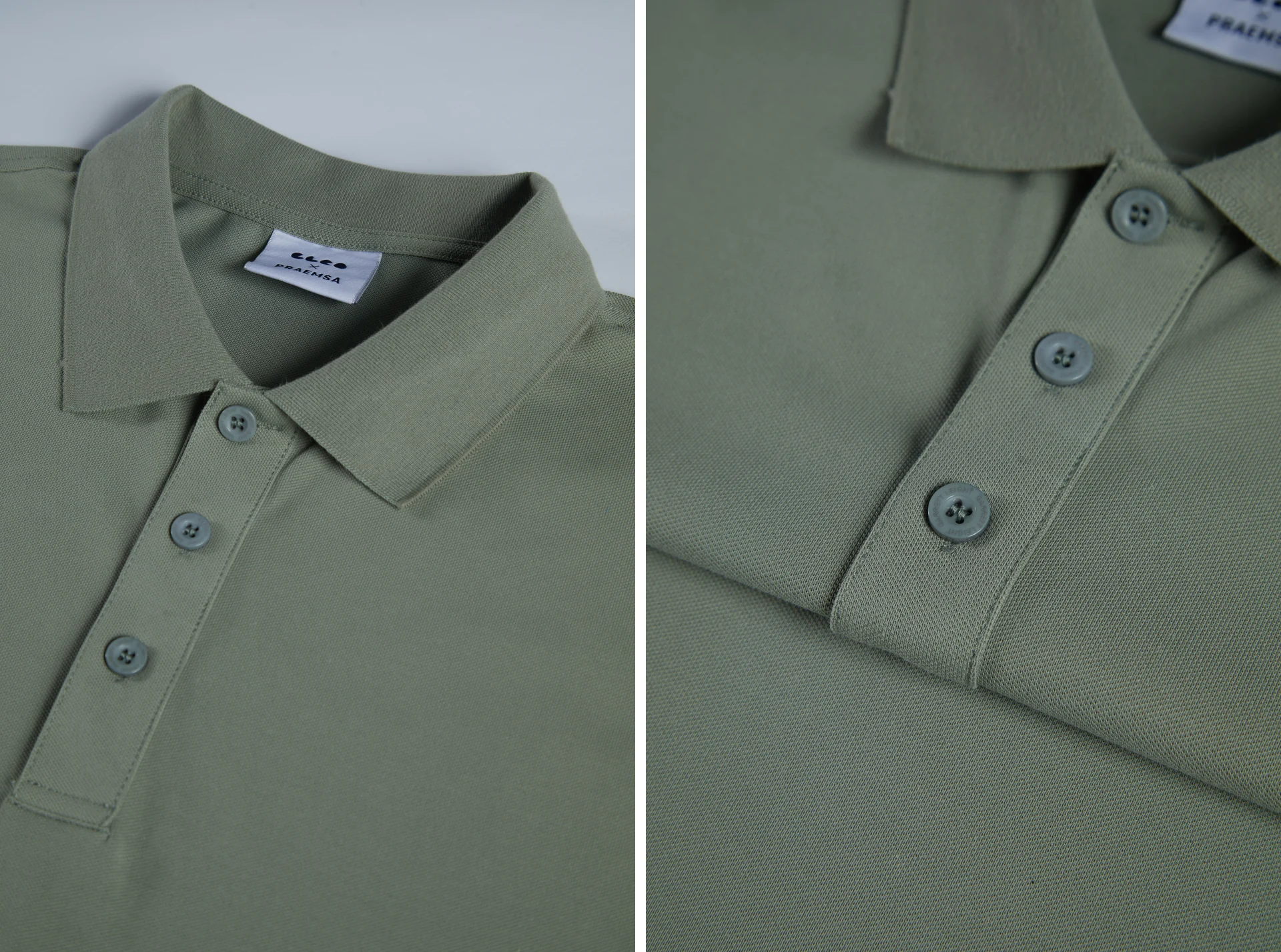 PRAEMSA POLO 衫产品摄影（豆绿色系）