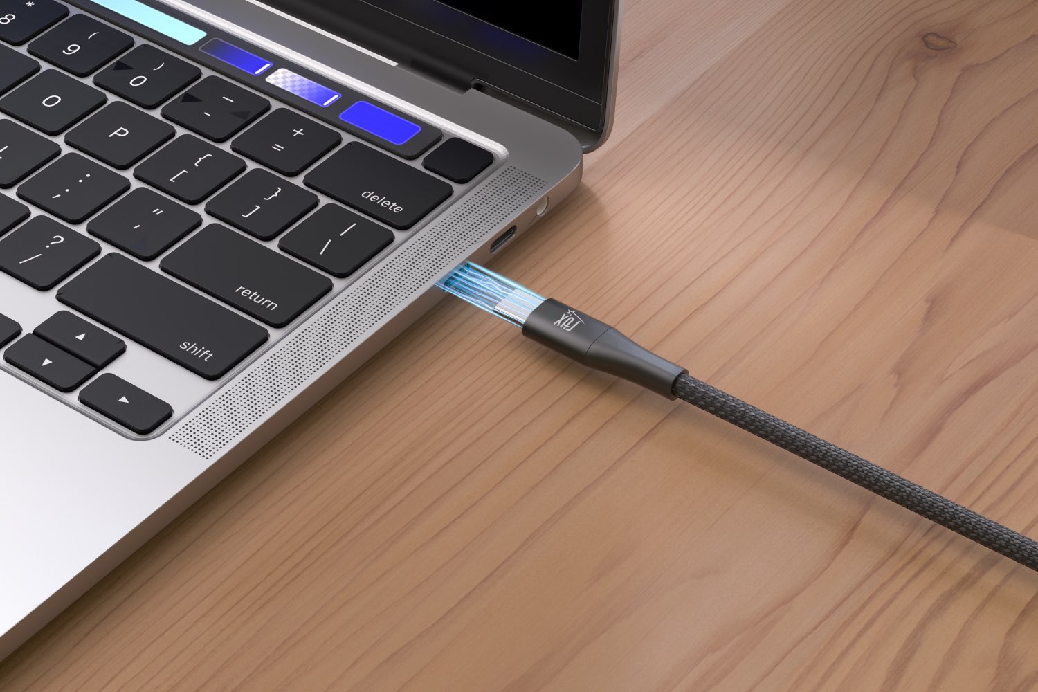 Magnetic Data Transfer Cable - 3D Rendering Showcase