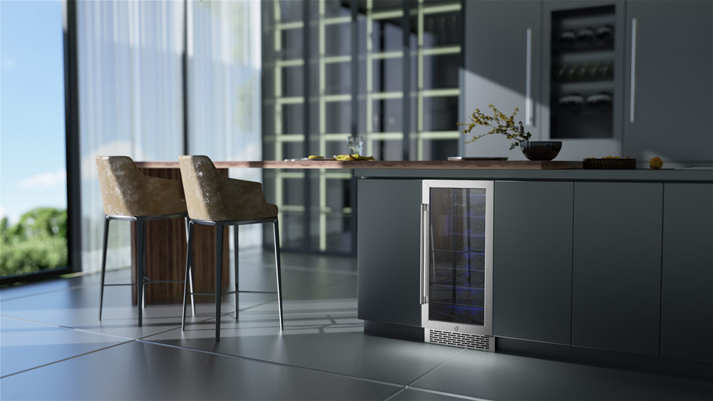 Wine Cooler Product Photography Make