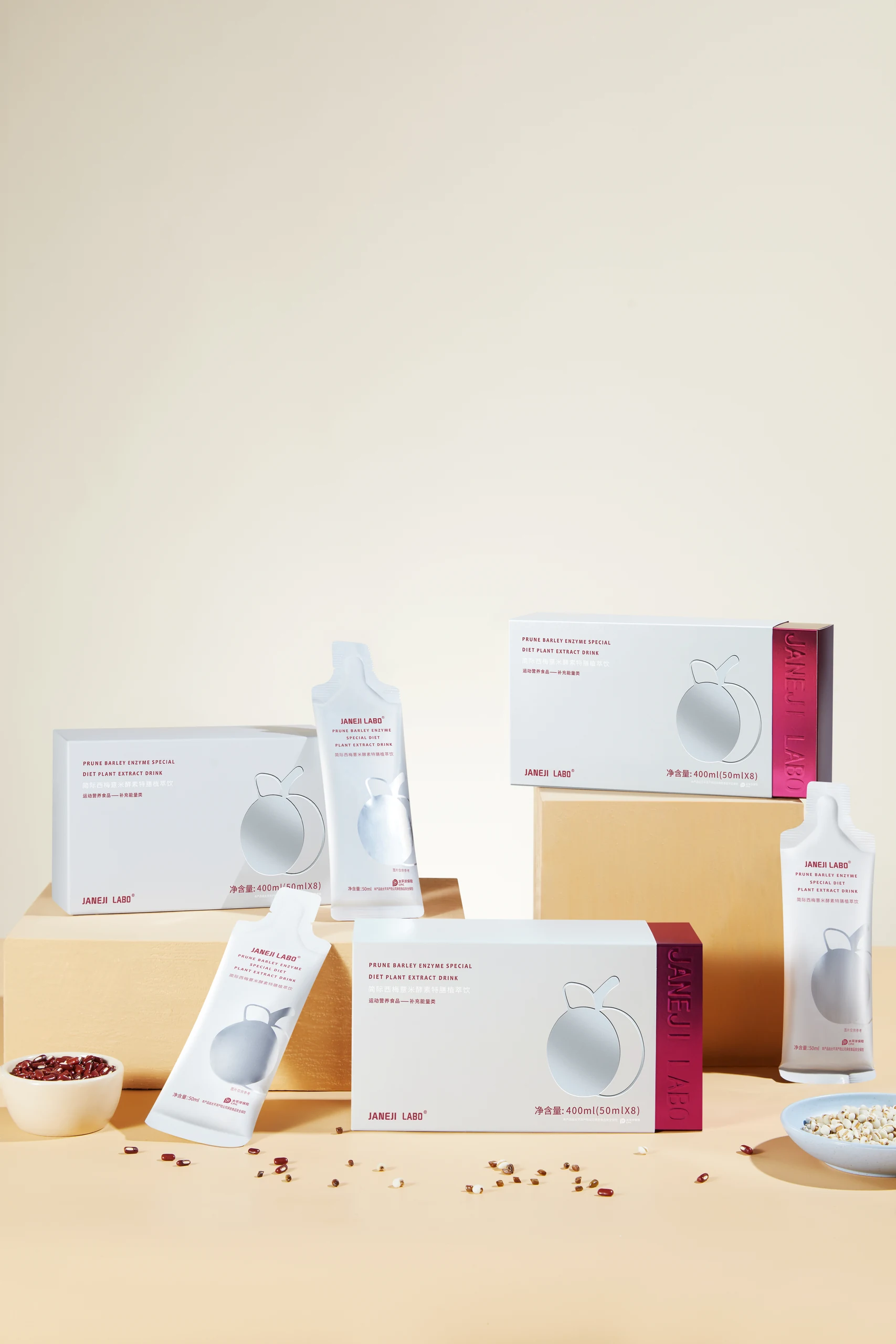 Botanical Drink Packaging Photography