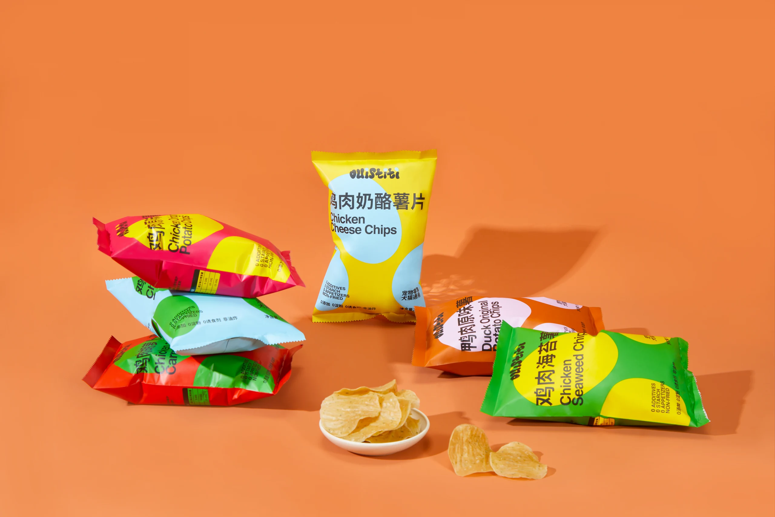 Colorful Snack Packaging Photography