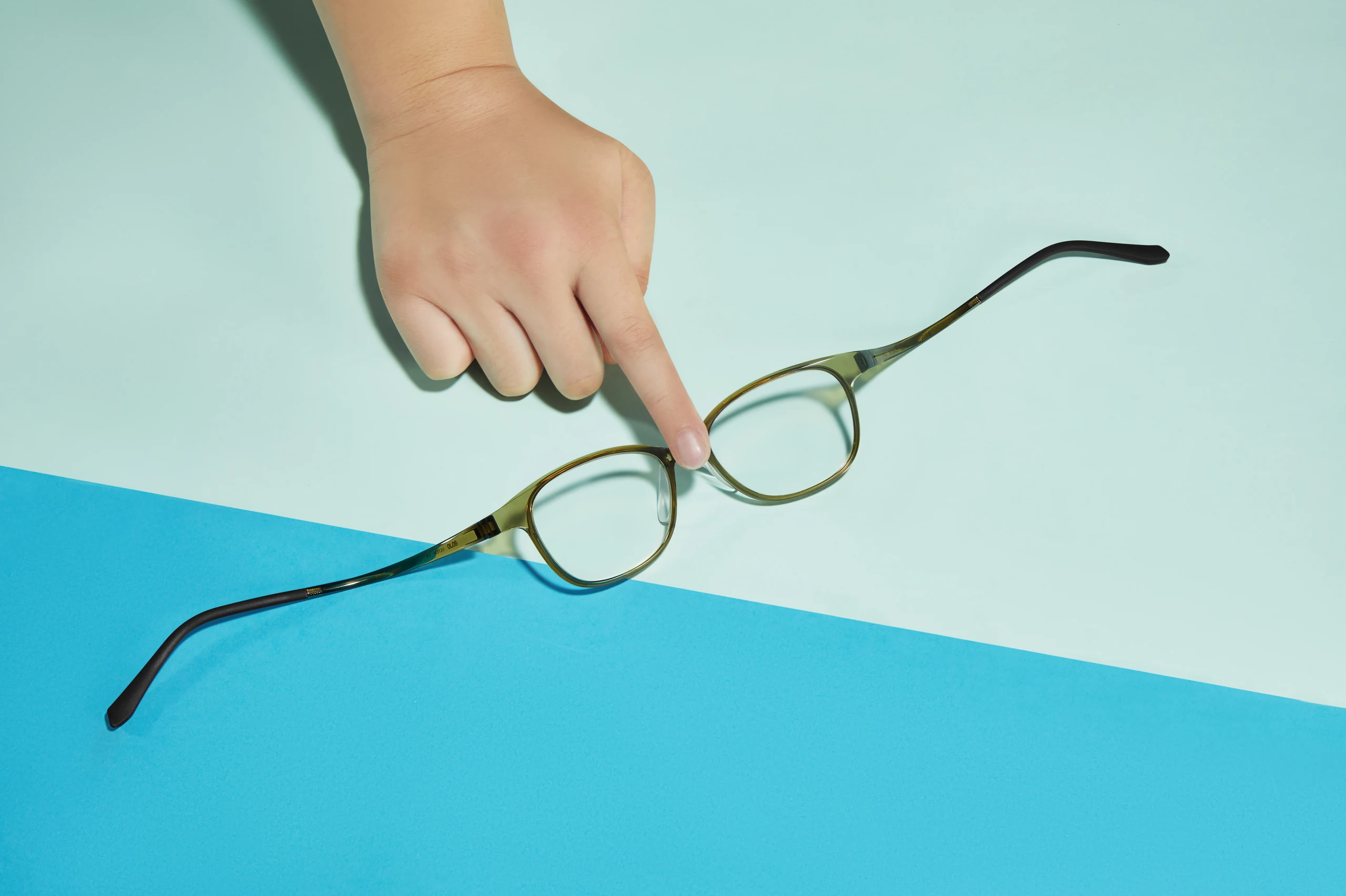 Eyeglass Frames in Colorful Still Life