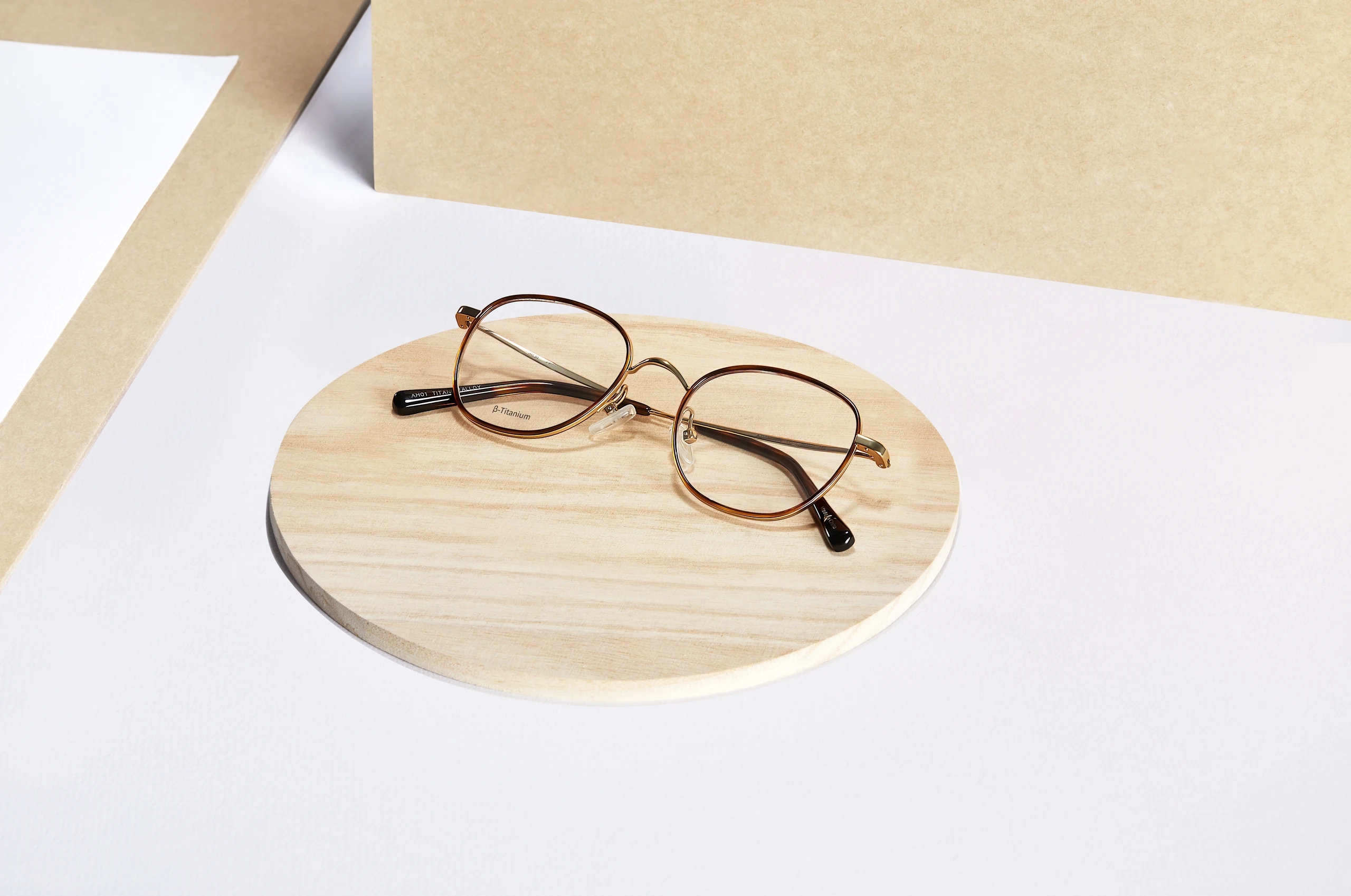 Eyeglass Frames in Colorful Still Life