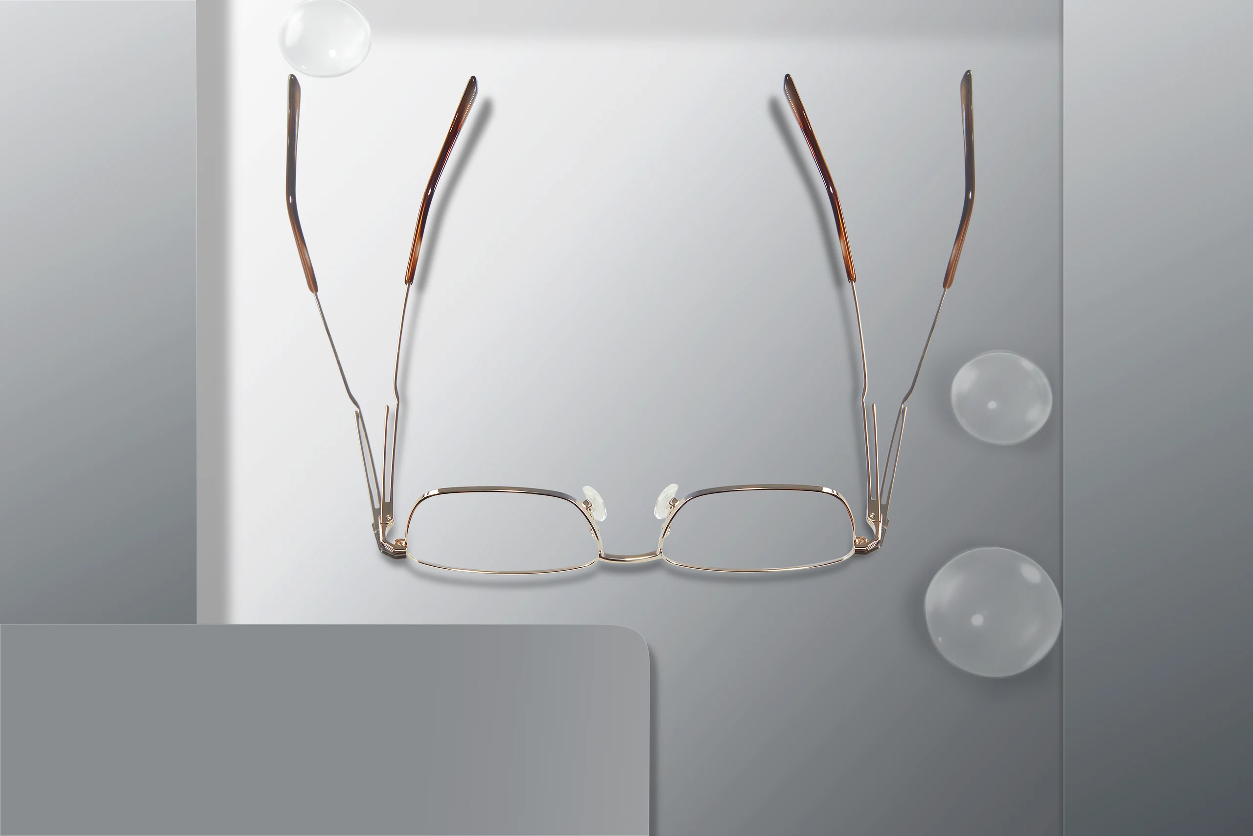 Eyeglass Frames in Colorful Still Life