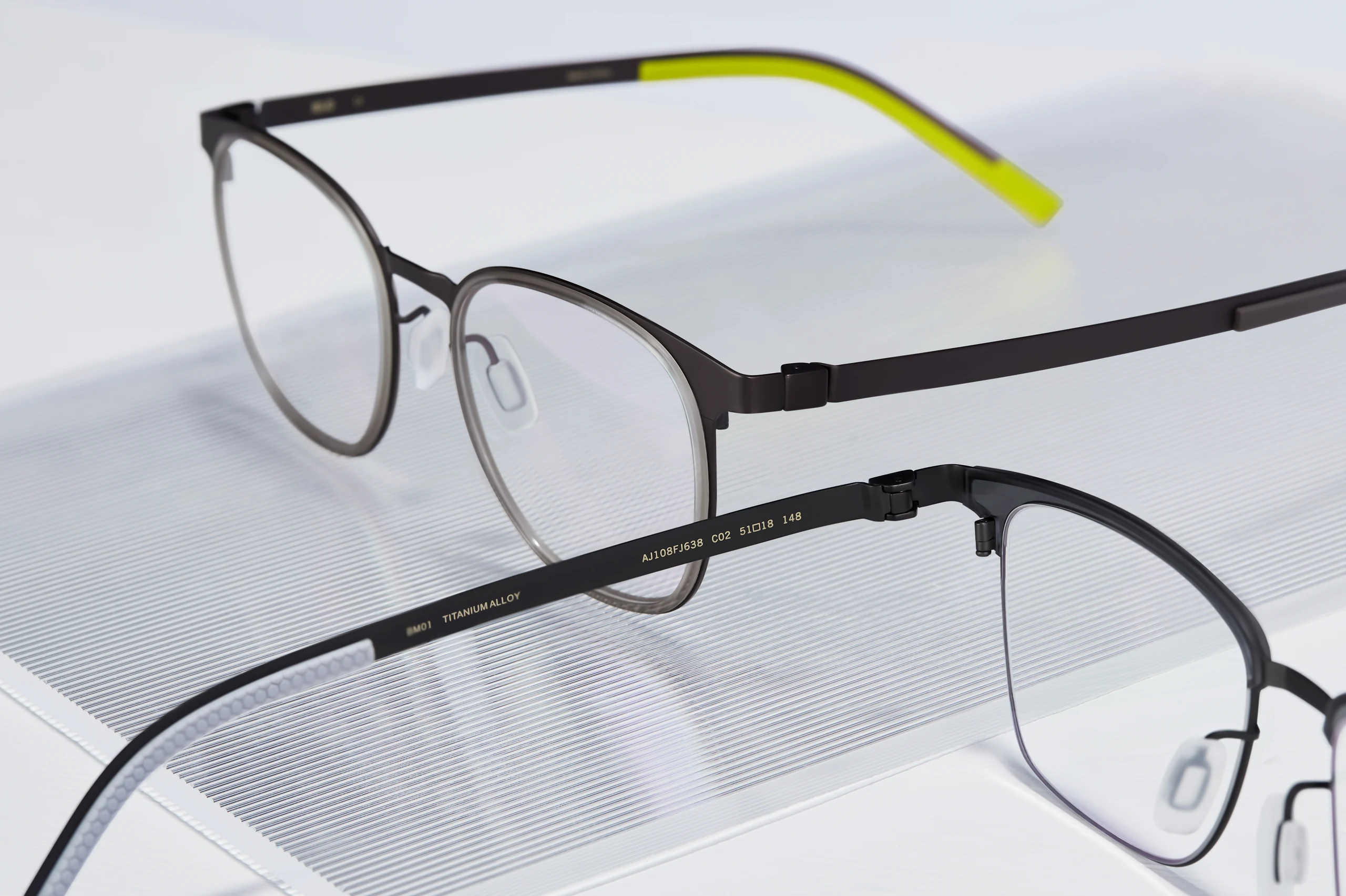 Eyeglass Frames in Colorful Still Life