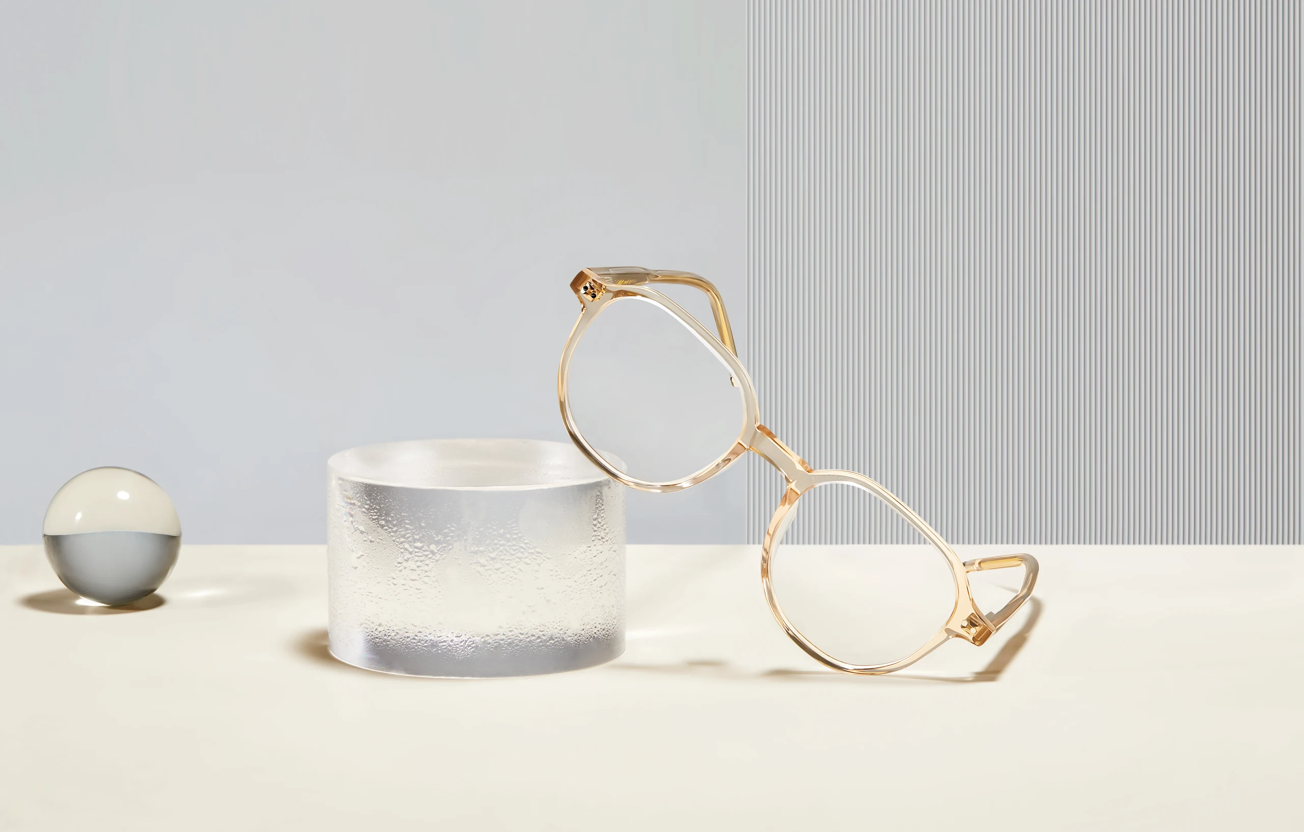 Eyeglass Frames in Colorful Still Life