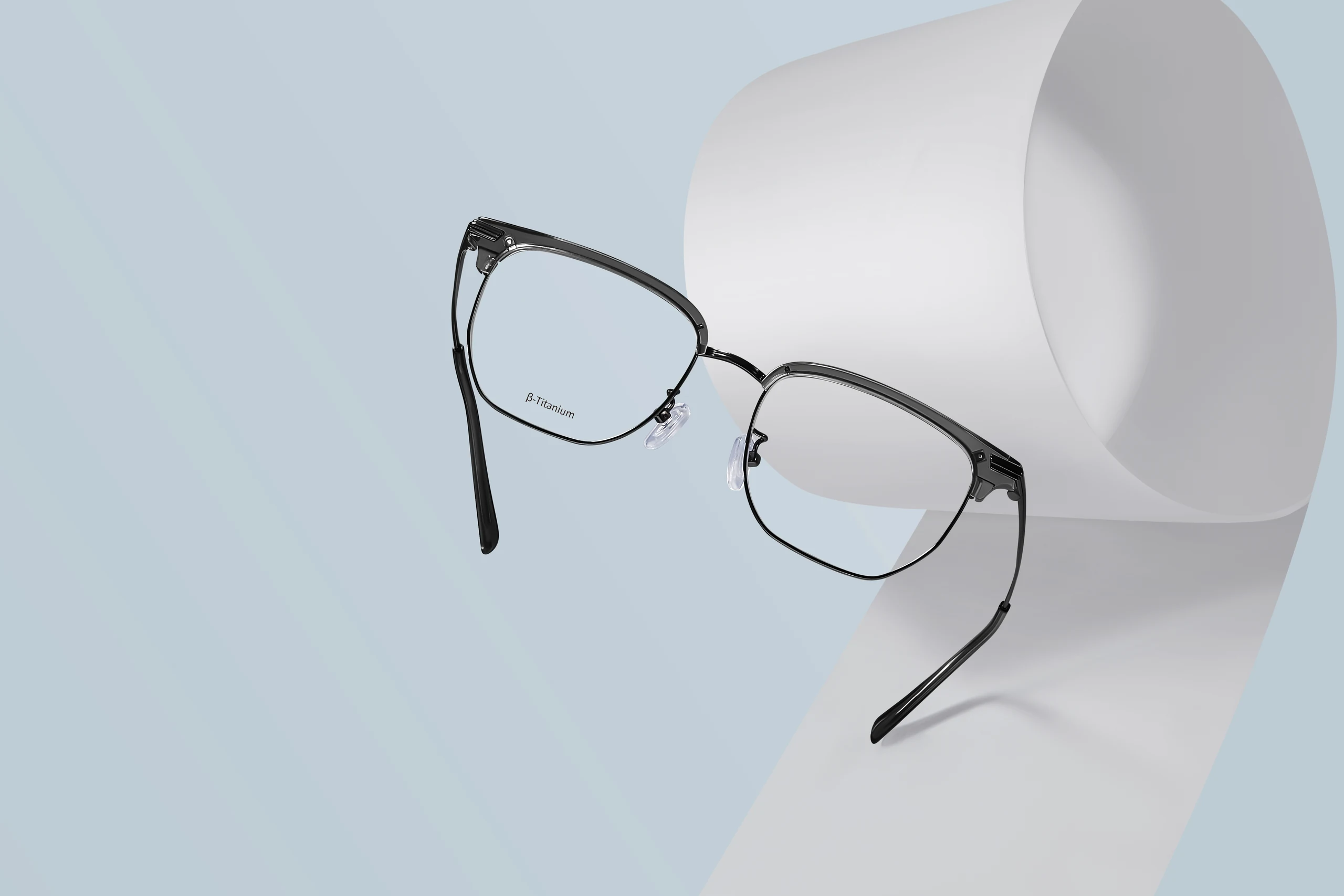 Eyeglass Frames in Colorful Still Life