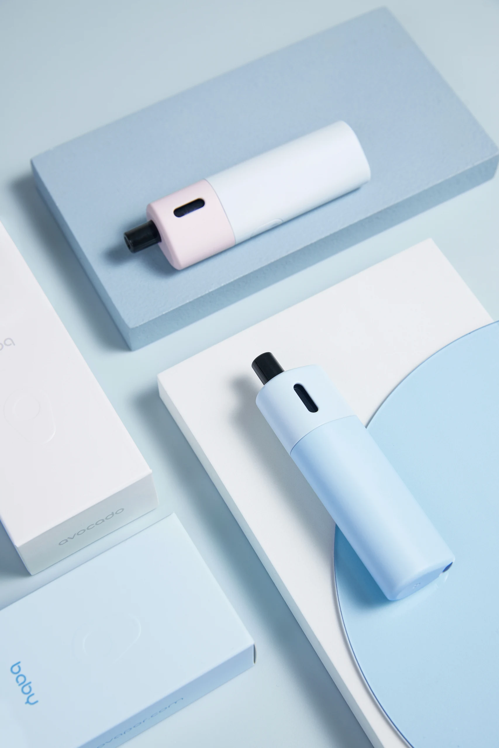 Vape Devices in Pastel Still Life