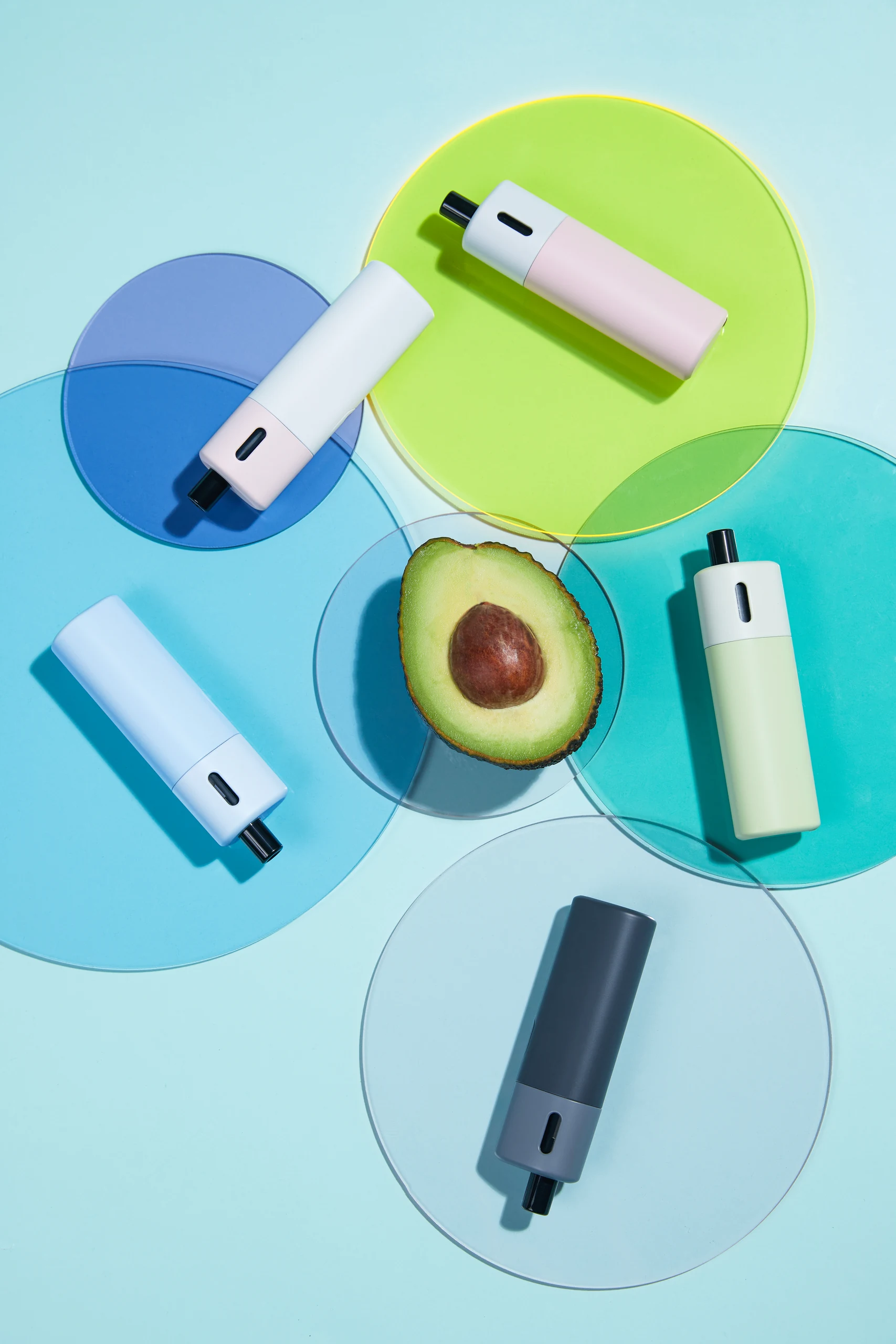 Vape Devices in Pastel Still Life