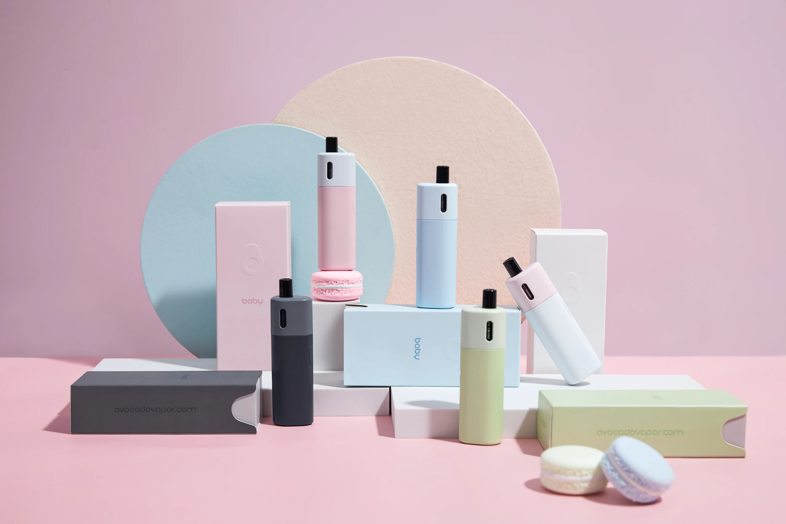 Vape Devices in Pastel Still Life