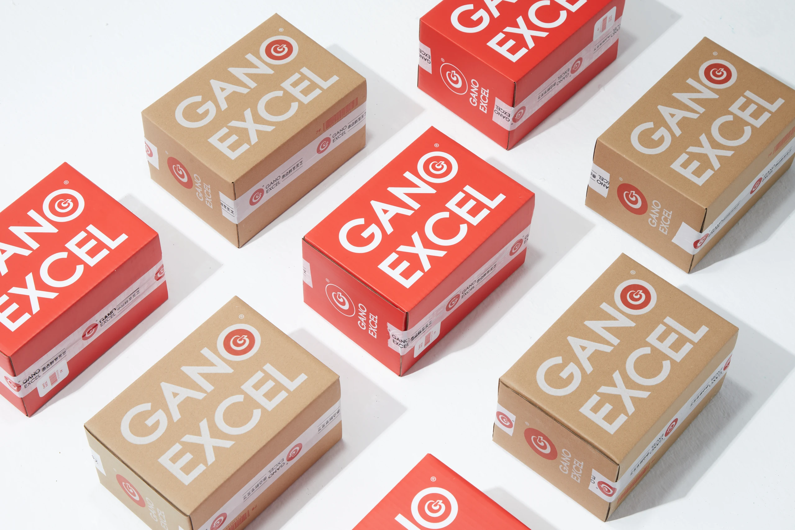 Red and White Packaging Photography