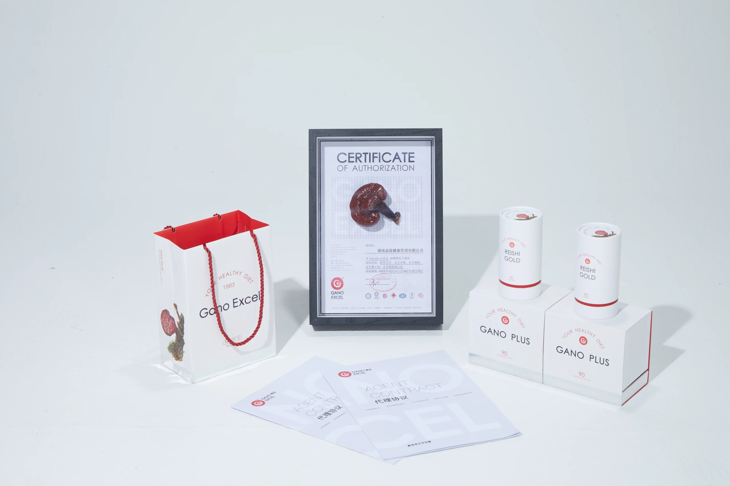 Red and White Packaging Photography