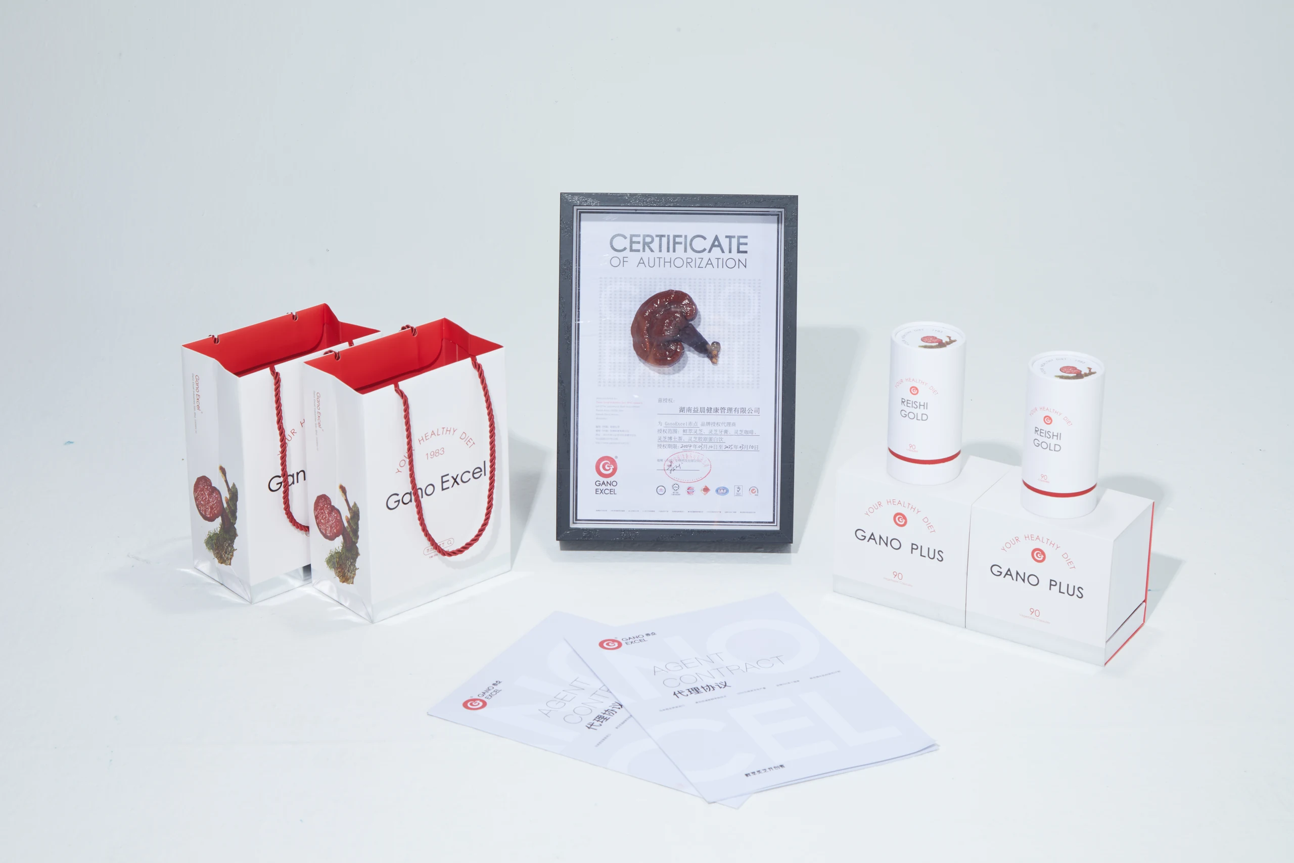 Red and White Packaging Photography