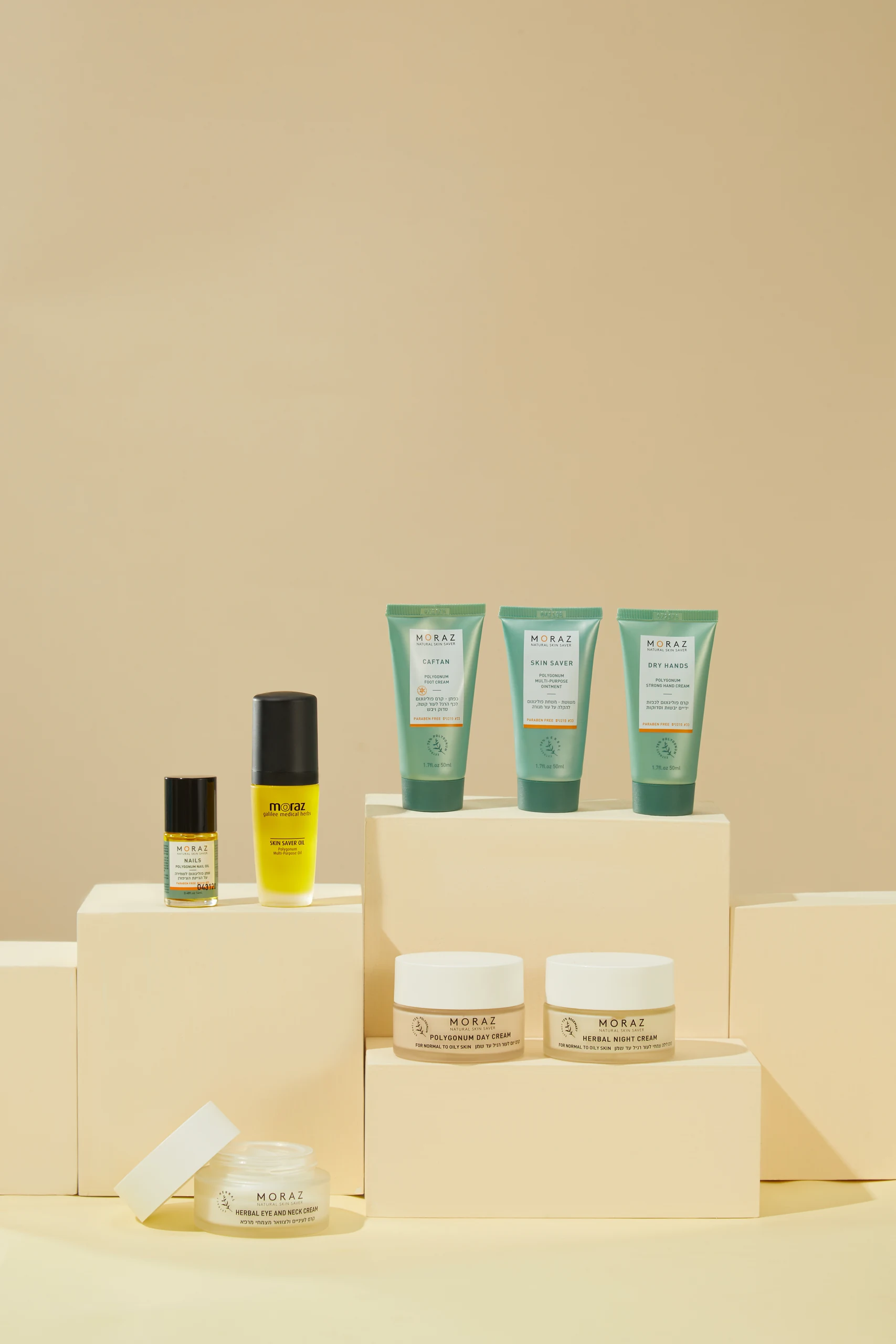 Skincare Collection in Pale Yellow