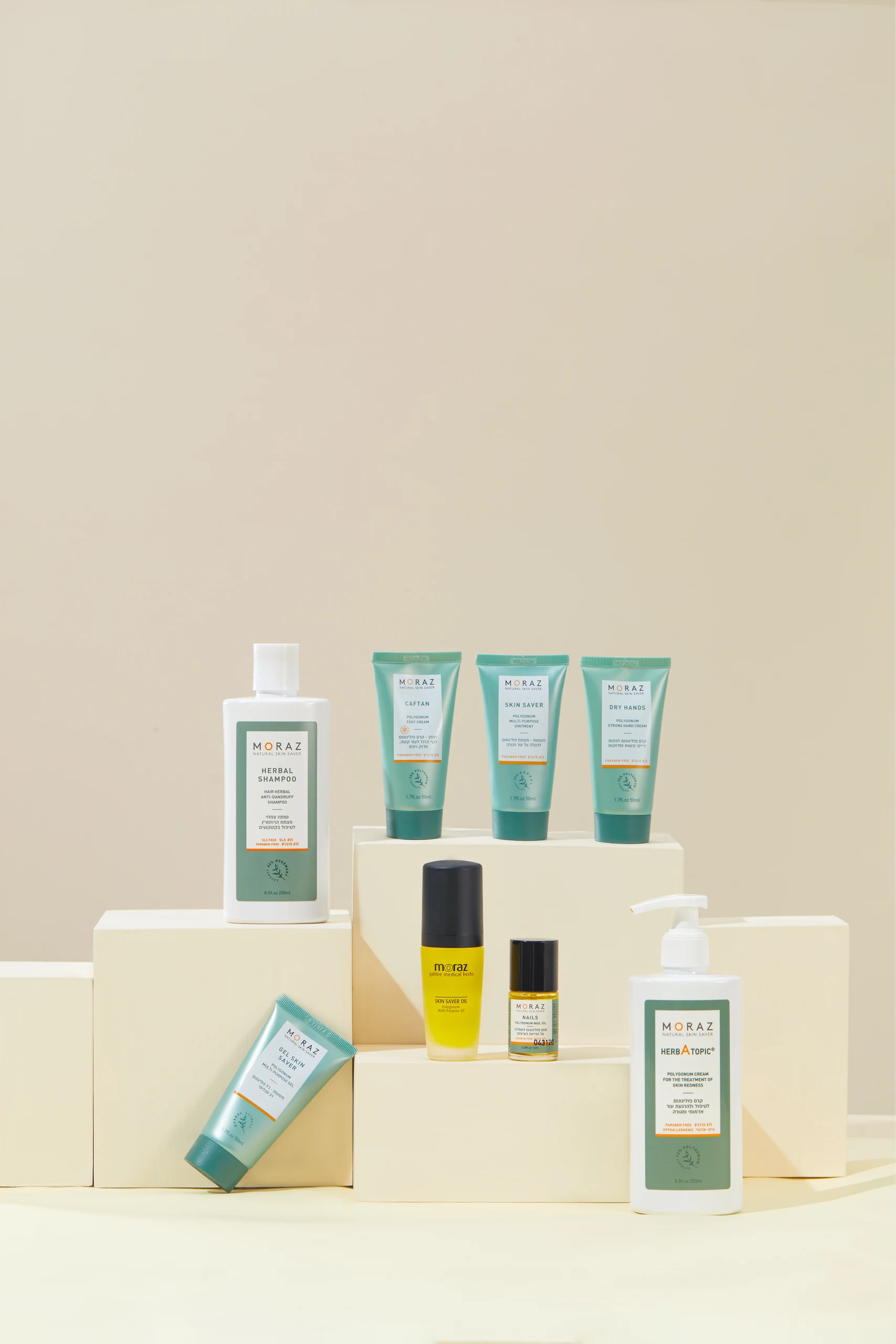 Skincare Collection in Pale Yellow