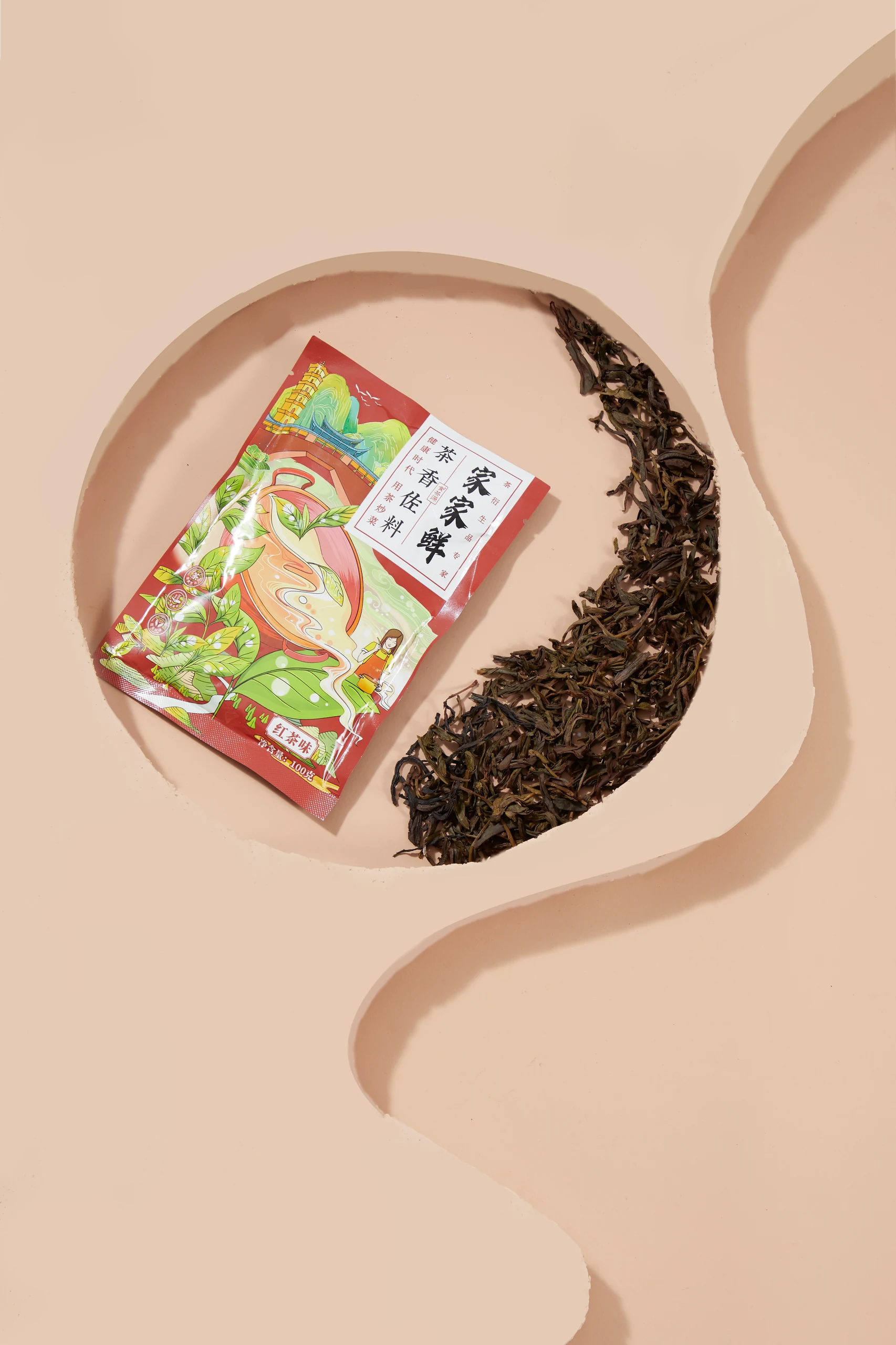 茶叶包装与茶叶静物摄影