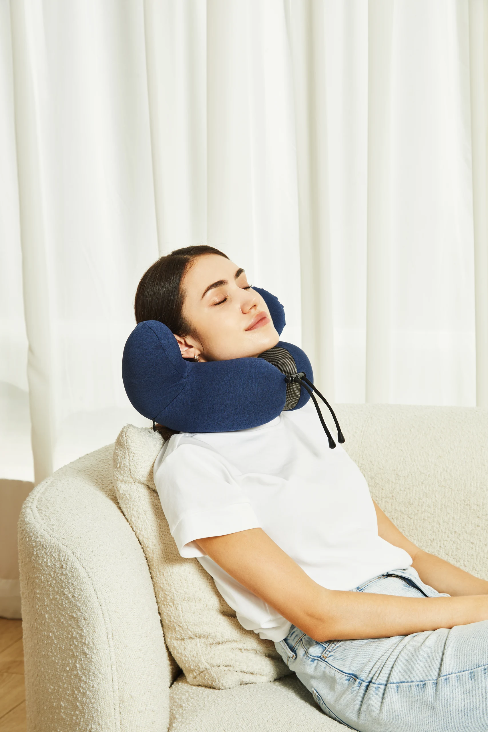 Travel Neck Pillow Lifestyle Photography