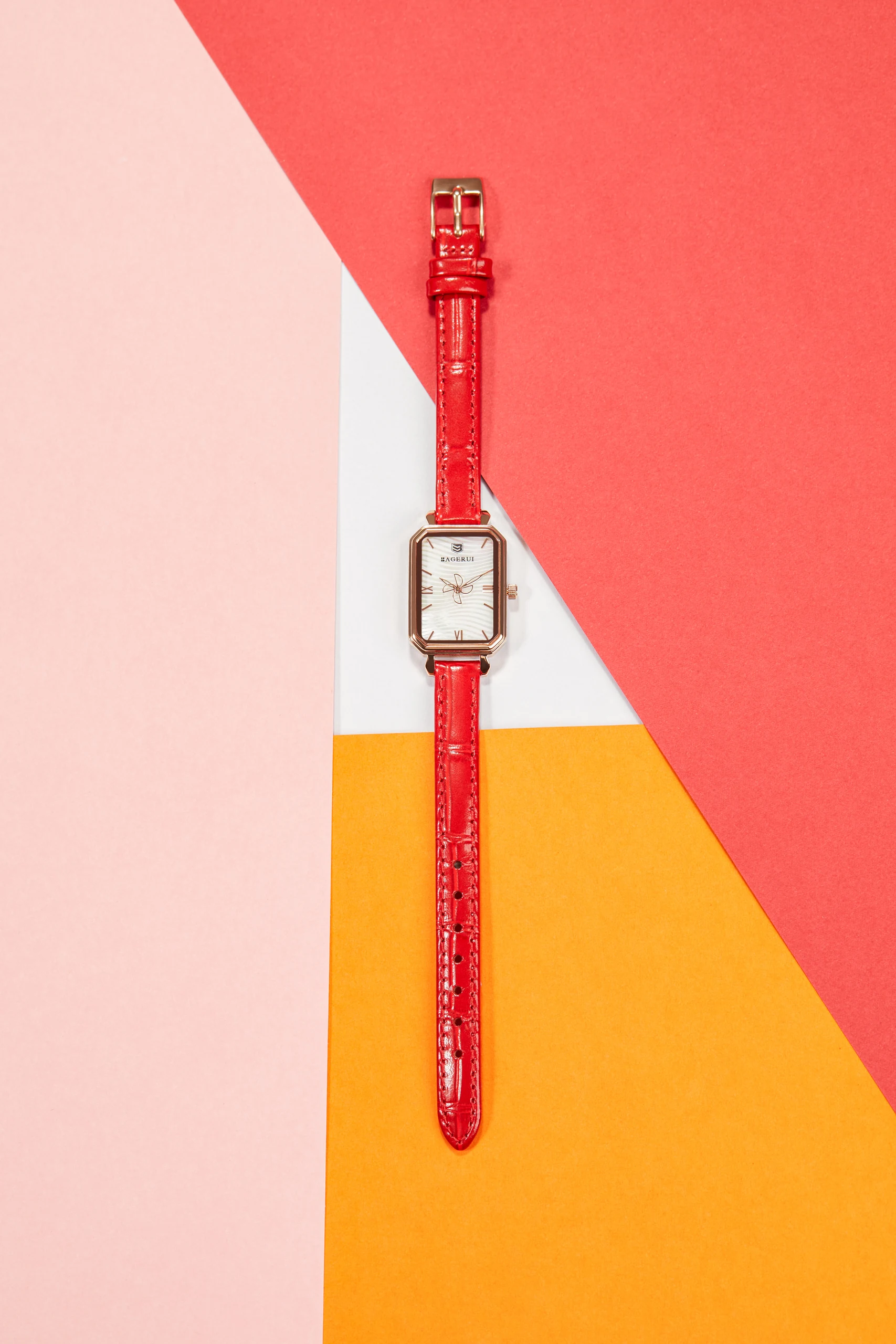 Watches in Color Block Still Life