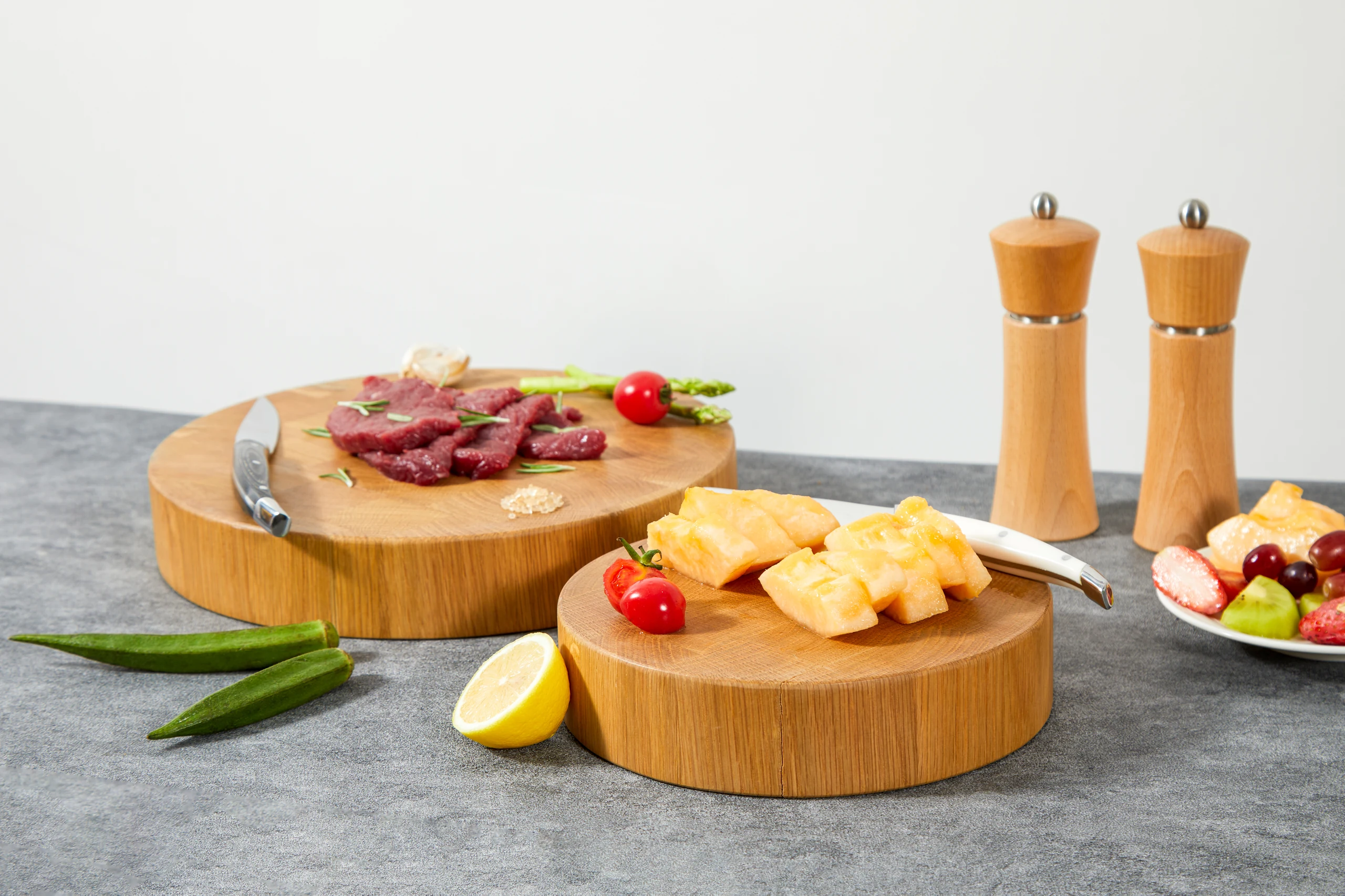 Wooden Serving Boards and Food Photography