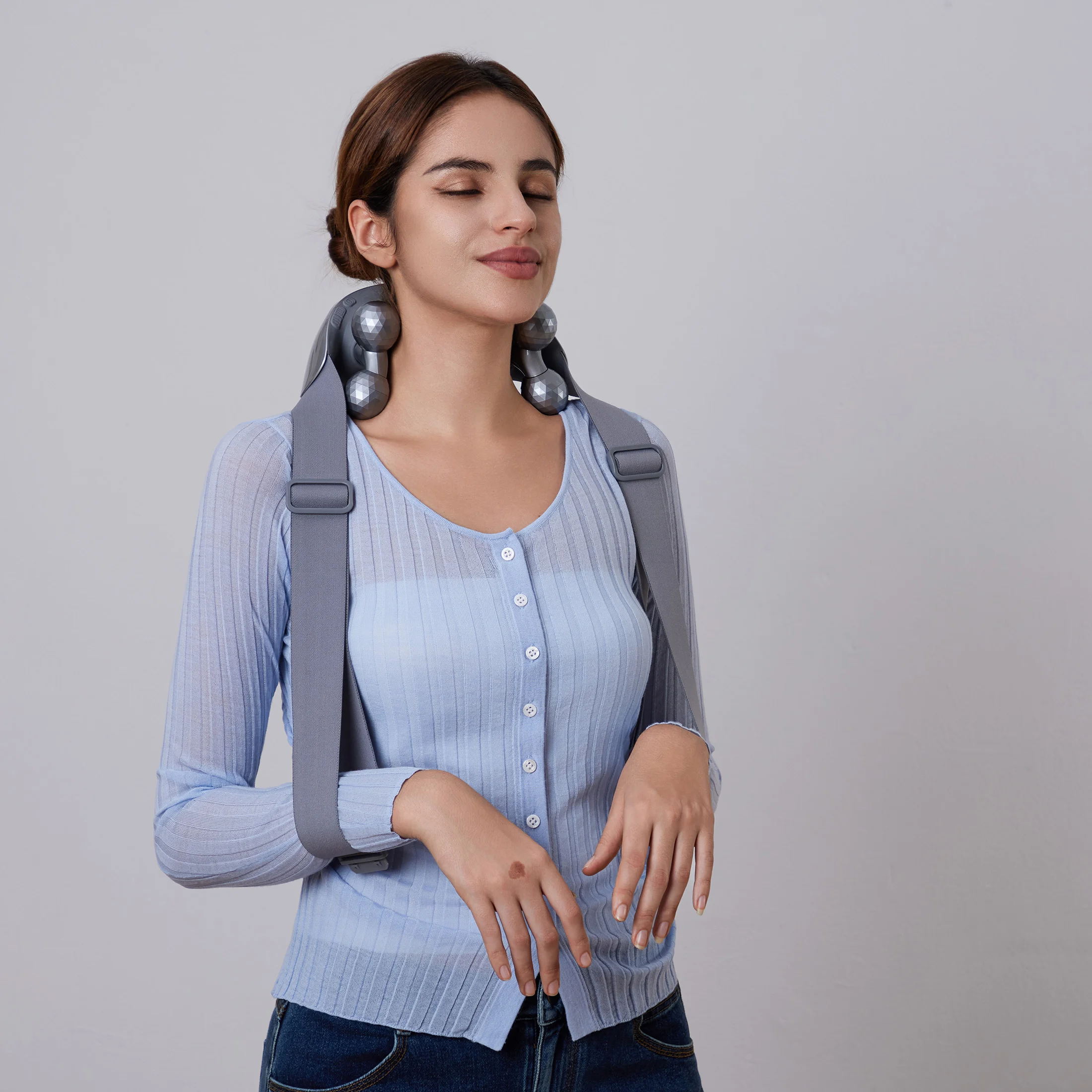 SKG Neck and Shoulder Massager Photography | Lifestyle Campaign