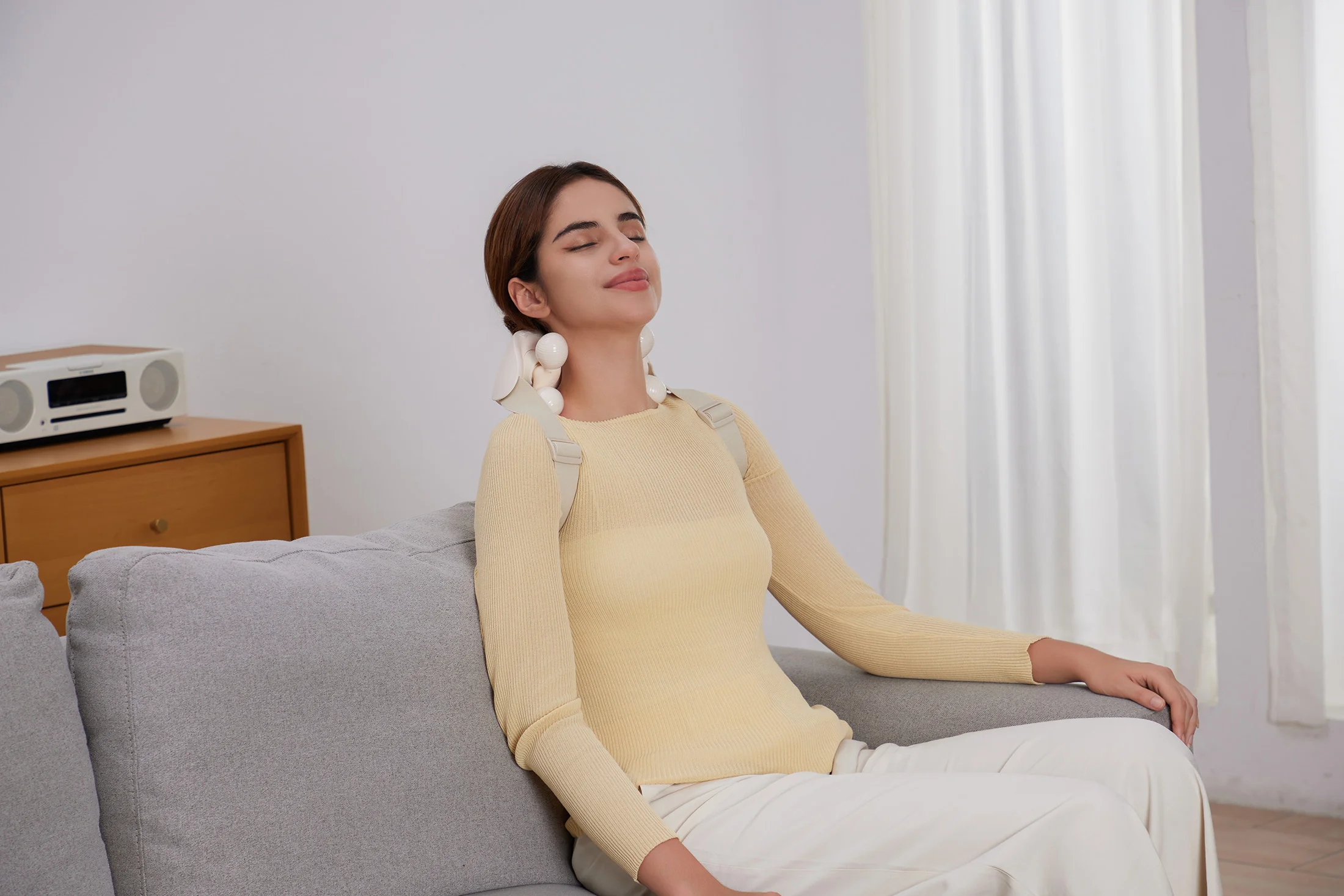 SKG Neck and Shoulder Massager Photography | Lifestyle Campaign