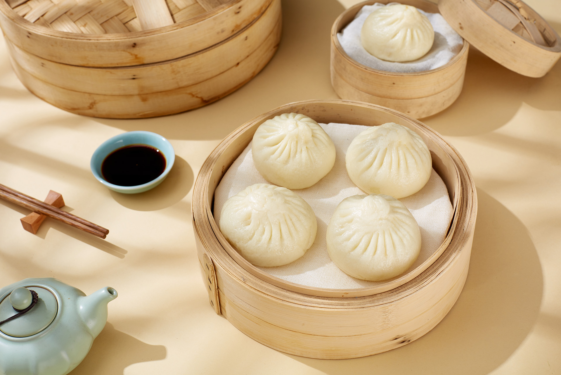包子食品电商摄影