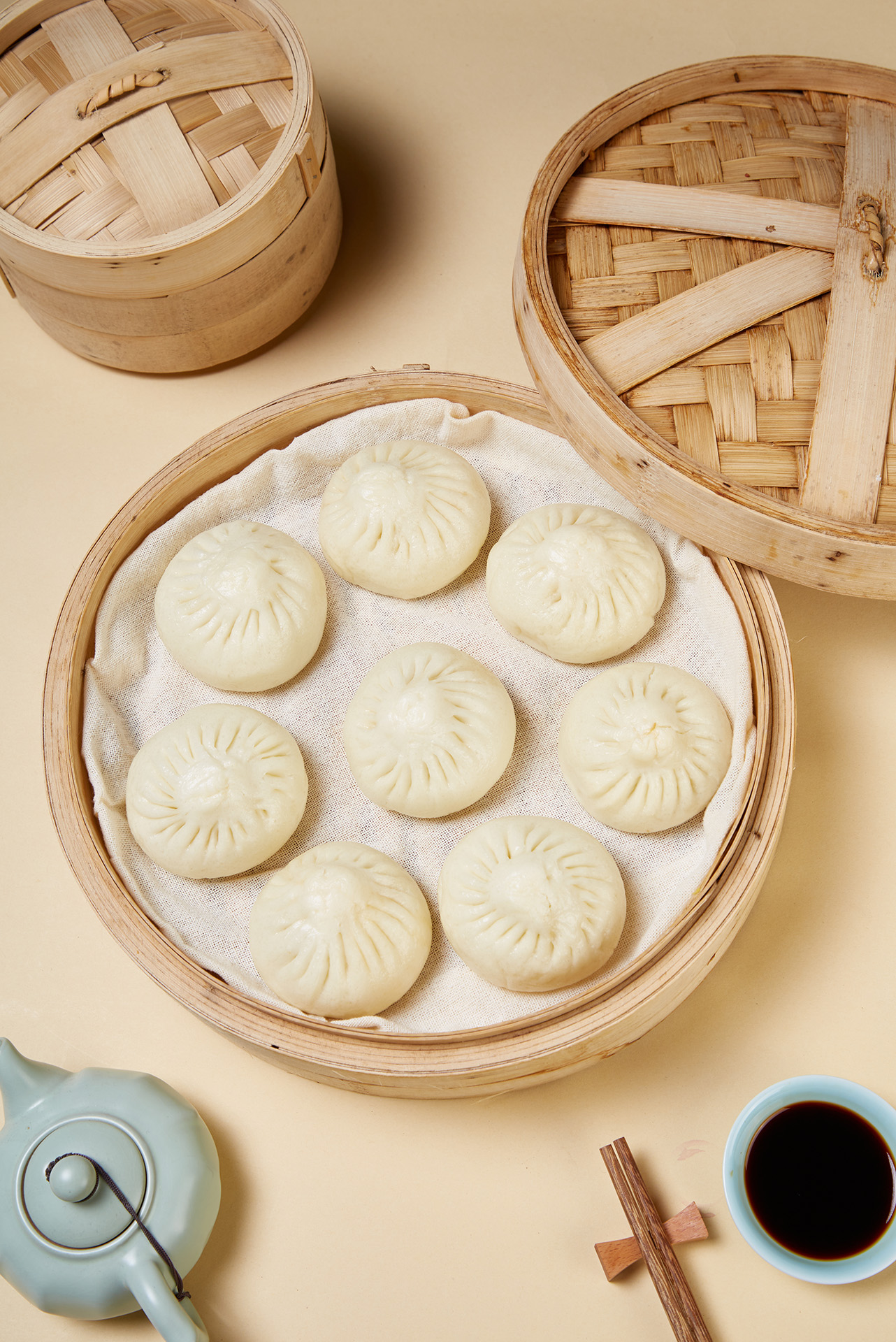 包子食品电商摄影